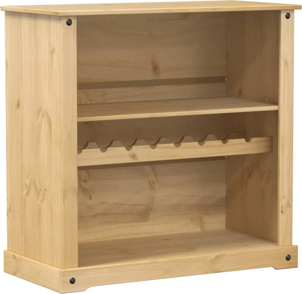 vidaXL Dulap de vinuri „Corona”, 107,5x51x105,5 cm, lemn masiv de pin