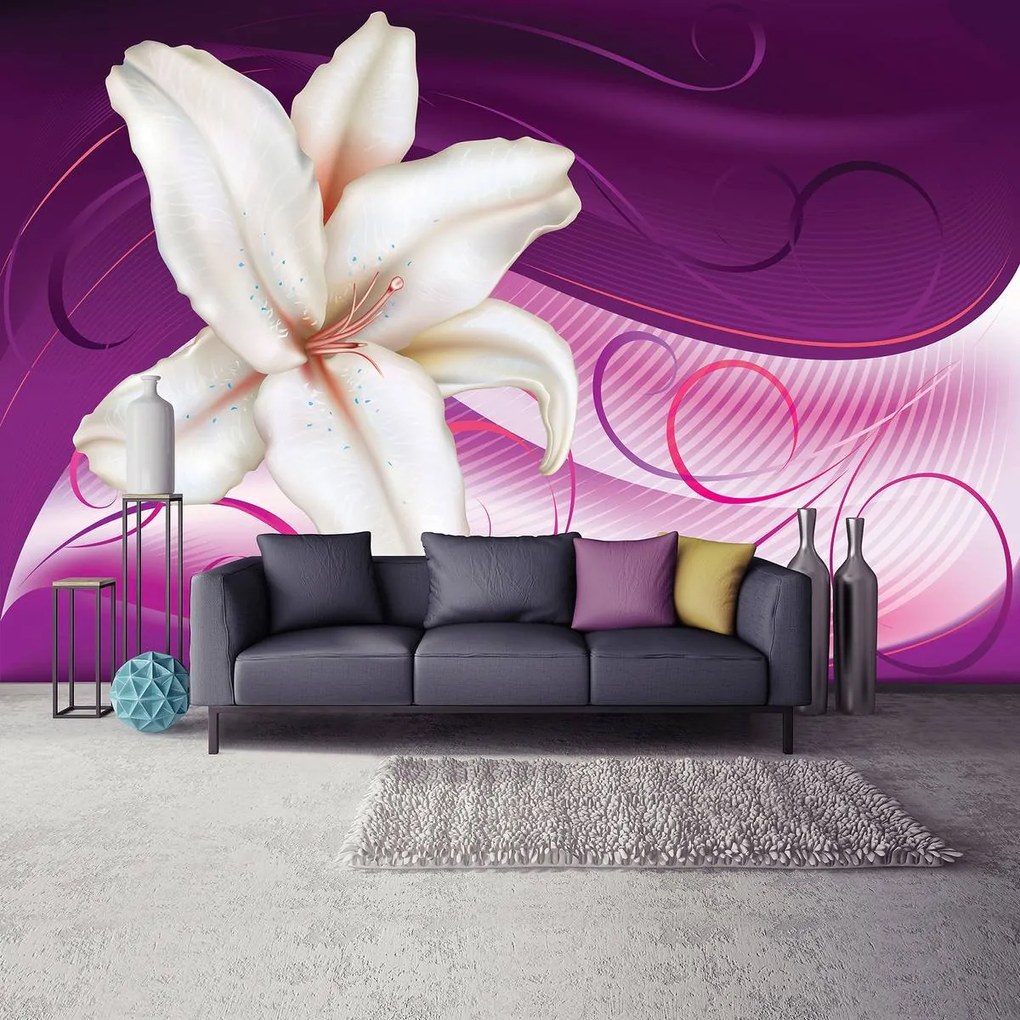 Fototapet - Arta florală - abstract (152,5x104 cm)
