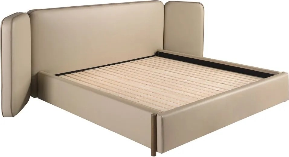 Pat dublu tapitat design LUX Mink 180x200cm