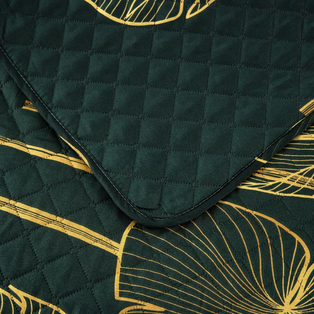 Cuvertura de pat cu model VENECIA verde inchis Dimensiune: 170 x 210 cm