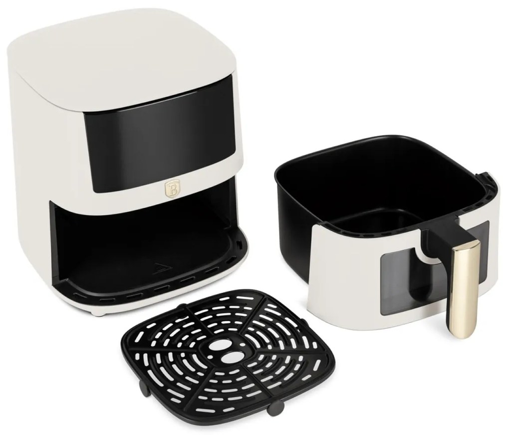 RESIGILAT - Friteuza aer cald capacitate mare 8 l, airfryer Sahara Berlinger Haus BH 9607