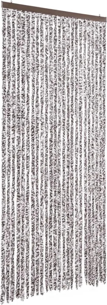 vidaXL Perdea pentru insecte, maro și bej, 100x230 cm, chenille