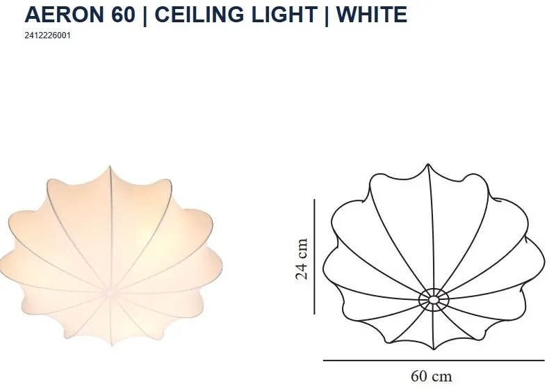 Lustra aplicata eleganta cu lumina difuza Aeron 60