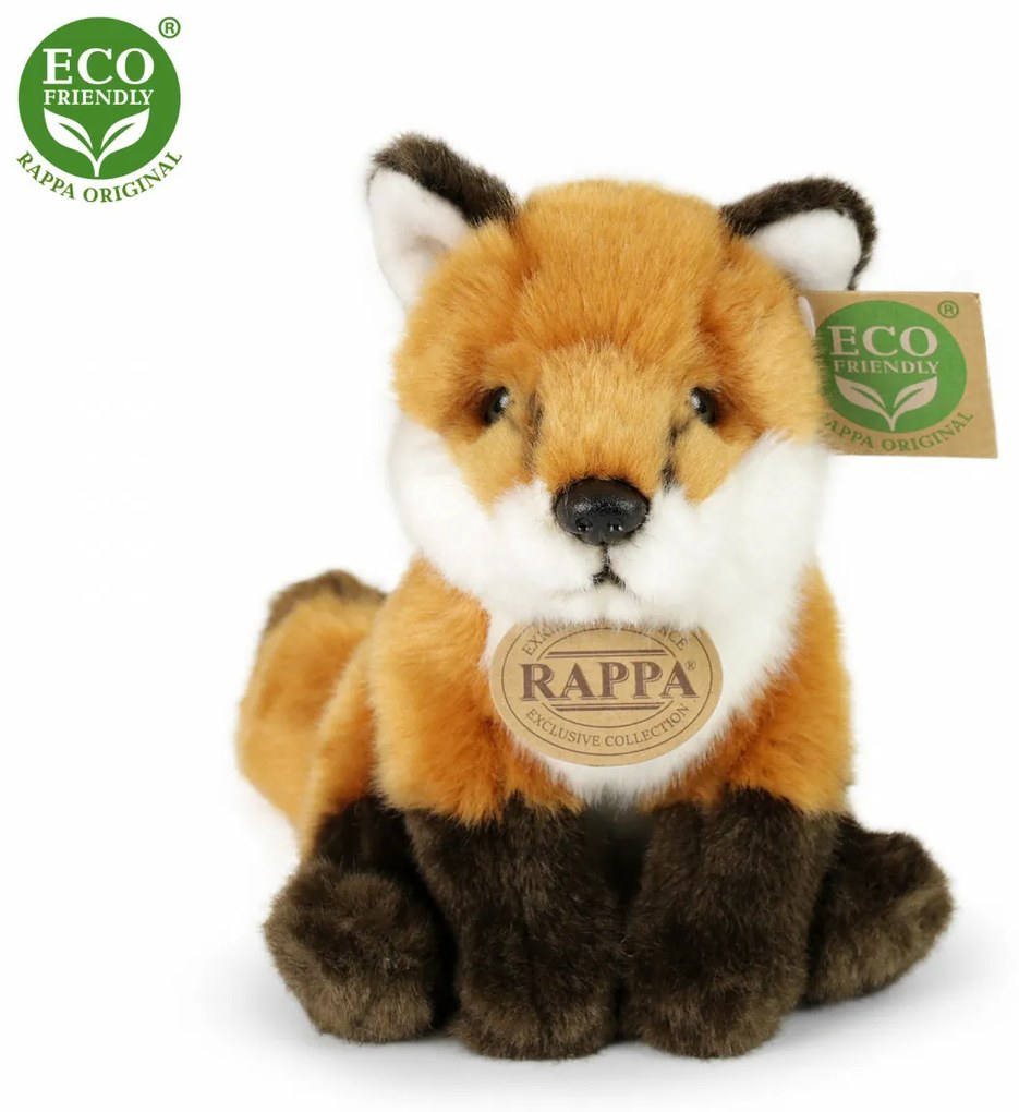 Rappa Plush vulpe ședinței, 18 cm ECO-FRIENDLY