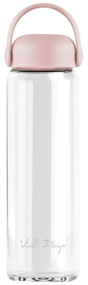 Sticlă roz din sticlă 540 ml Fuori – Vialli Design