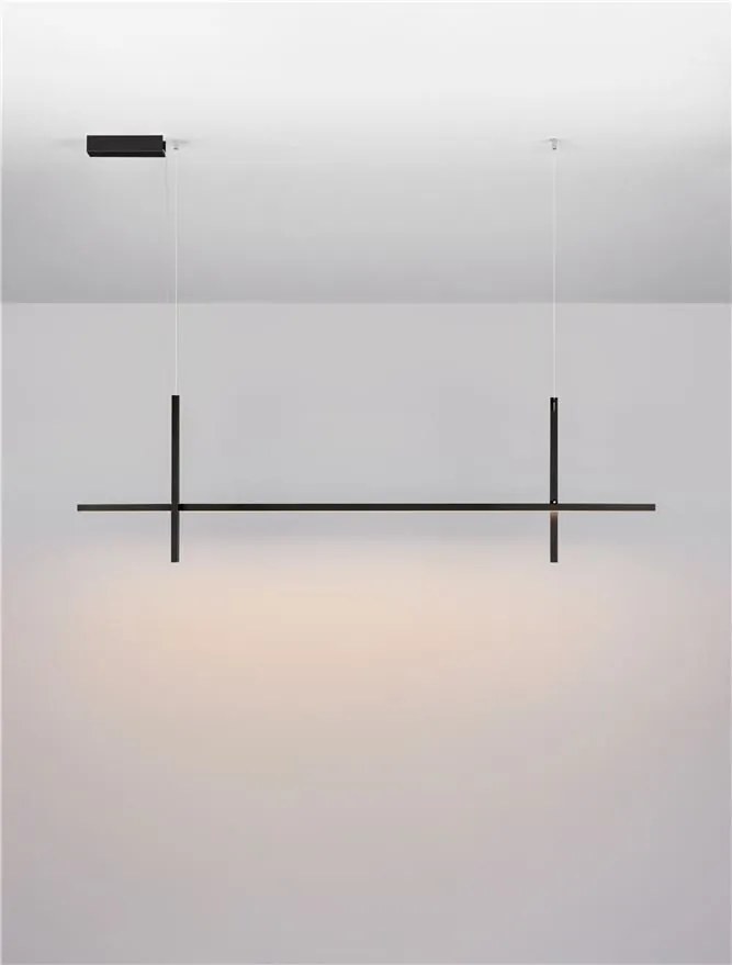 Lustra LED suspendata stil minimalist LOOMA negru