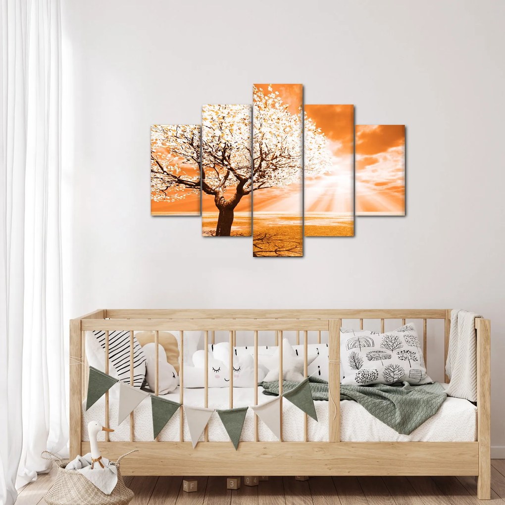 Tabloul cu pomul portocaliu (150x105 cm)