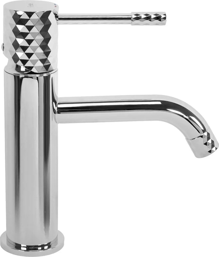 Baterie pentru lavoar Rea Lungo Diamond Crom