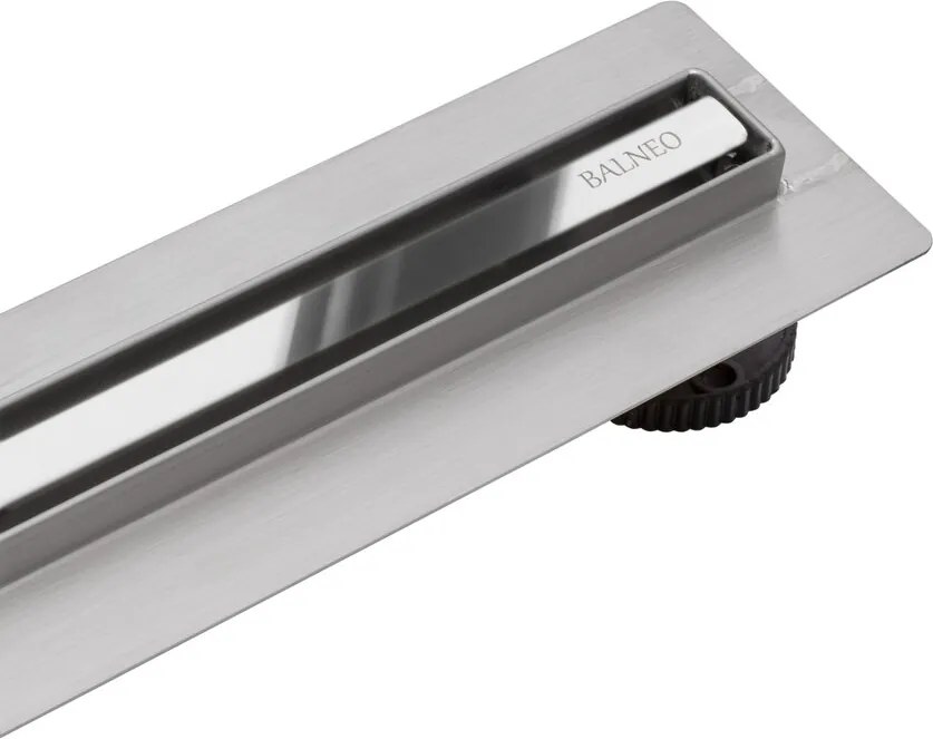 Set rigola dus plus capac Balneo Slim & Low ProLine finisaj crom-oglinda 60 cm