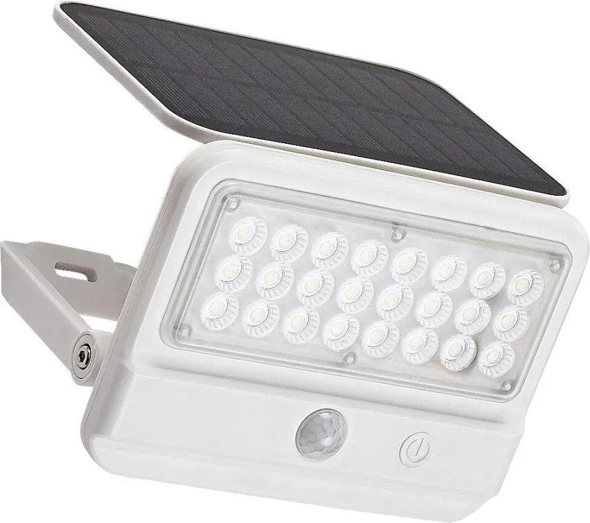 Lampa solara cu senzor de miscare Flaxton alb