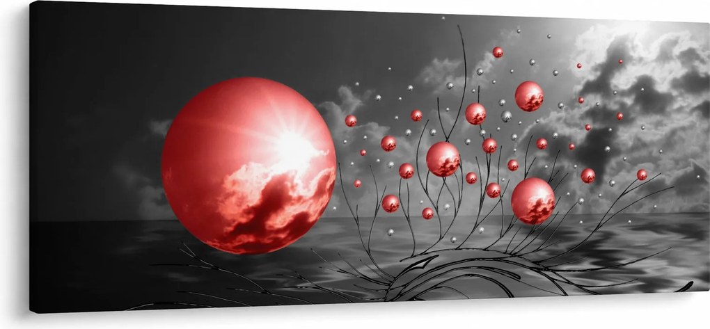 Tabloul bilelor roșii (120x50 cm)