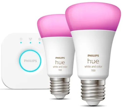 Set de bază Philips Hue WACA 2xE27/9W/230V 2000-6500K + dispozitiv de interconectare