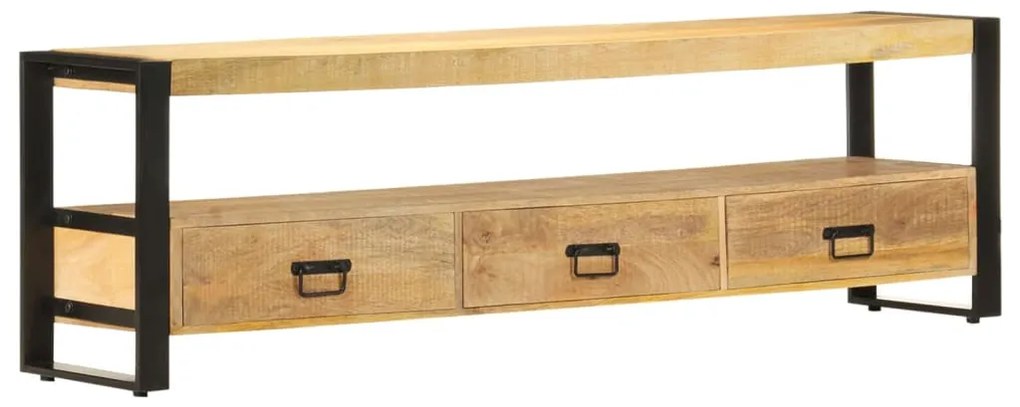 vidaXL Comodă TV, 150x30x45 cm, lemn masiv de mango