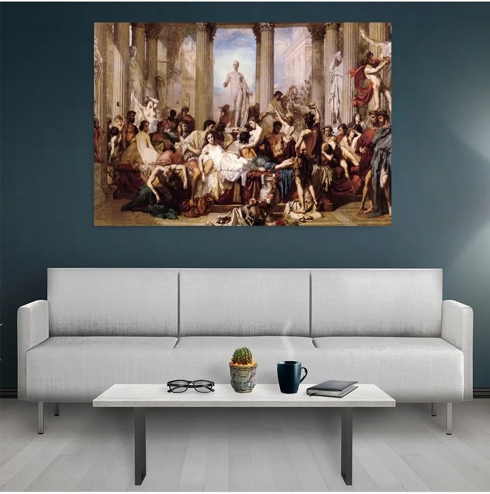 Tablou canvas Romains de la decadence - 90x60 cm 90x60 cm