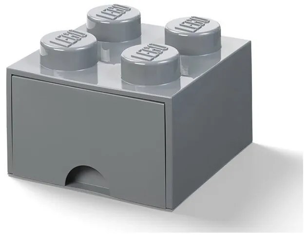 Lego - Cutie depozitare 2x2 Cu sertar  Gri