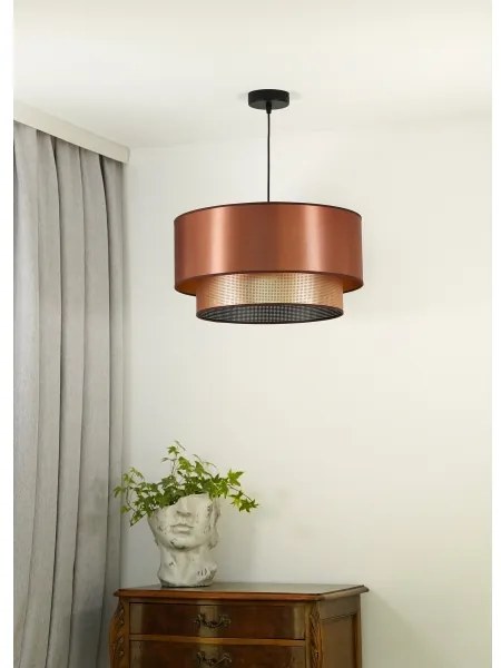 Lustră pe cablu COPPER Duolla SHINY 1xE27/15W/230V d. 45 cm cupru