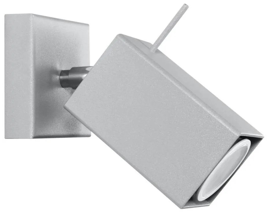 Sollux SL.0455 - Aplica MERIDA 1xGU10/40W/230V gri, montaj pe perete
