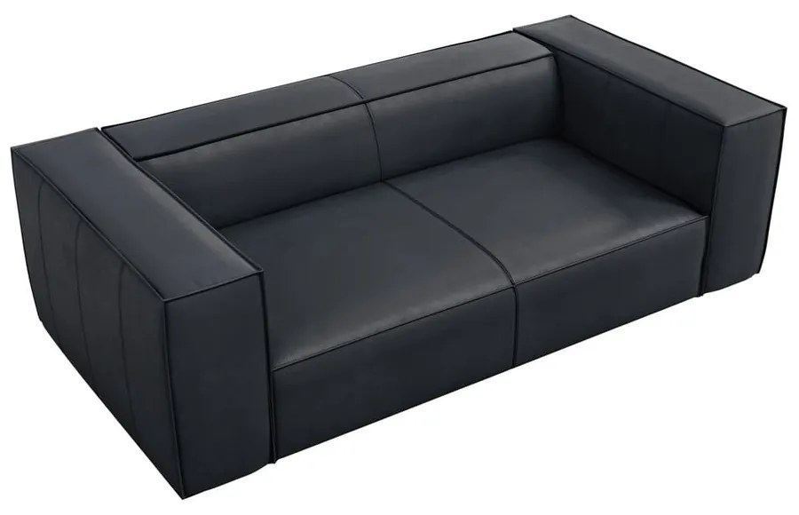 Canapea albastru-închis cu tapițerie din piele 212 cm Madame – Windsor & Co Sofas