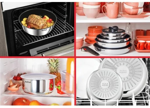 Tefal - Set de vase INGENIO COOK, 5 piese, inox