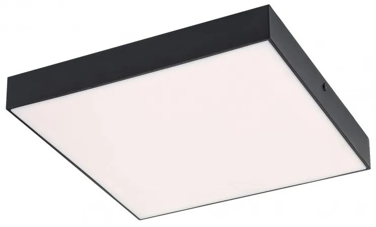 Plafoniera LED slim de exterior IP44 Tartu negru 17,5cm