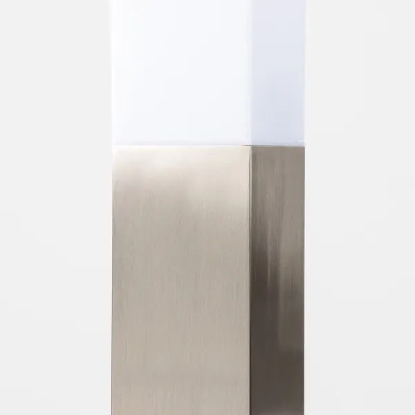 Brilagi - Lampă de exterior NOVA 1xE27/15W/230V 40 cm IP44 crom mat