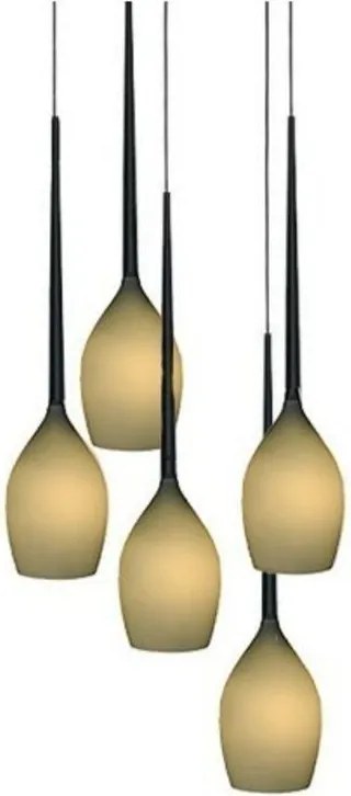 Lustra moderna Izza 5 Olive