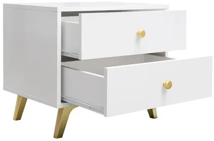 Noptieră Astradon (Alb + auriu) . 1104500