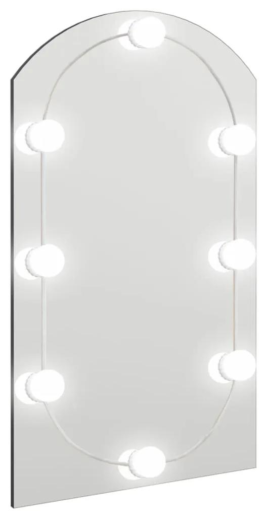 Oglinda cu lumini LED, arcada, 70x40 cm, sticla 1, 70 x 40 cm, cu led