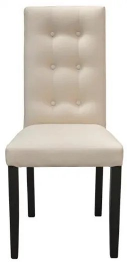 Scaun Lux, crem, 460 x 460 x 990 mm.
