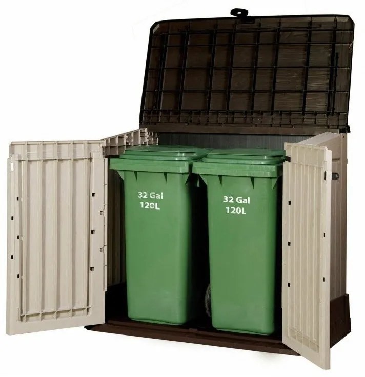 Dulap gradina pubele MIDI CRT Bej Maro Keter 249440