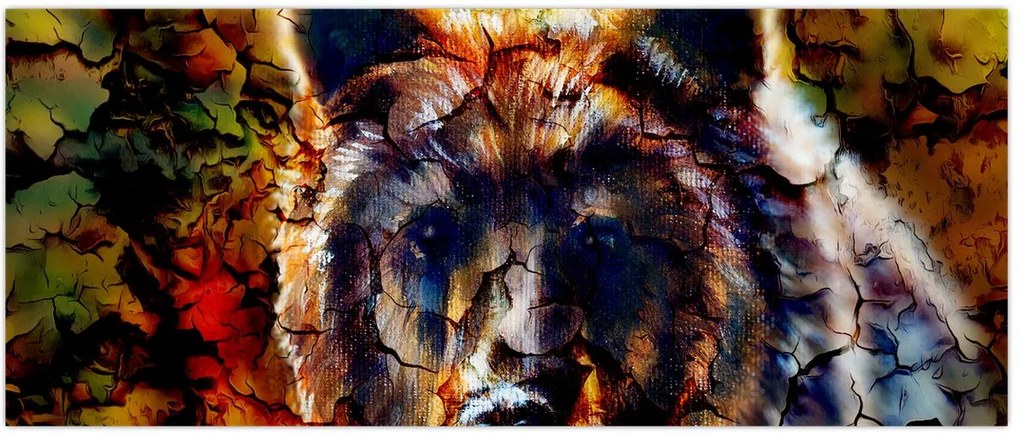 Tablou - Urs,pictură (120x50 cm)