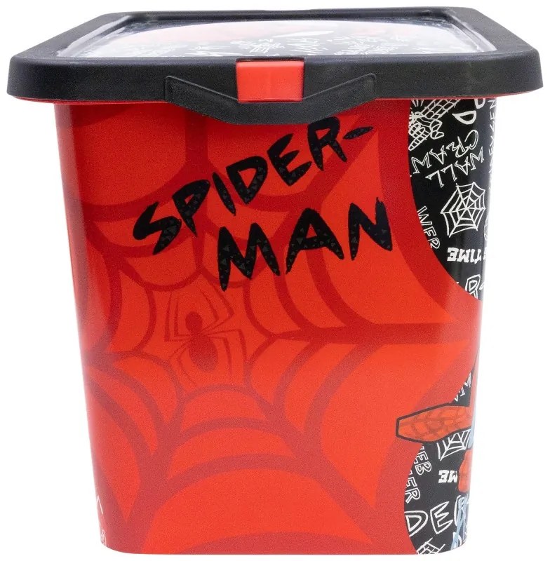 Omul Păianjen Urban Web cutie de depozitare din plastic 7 L