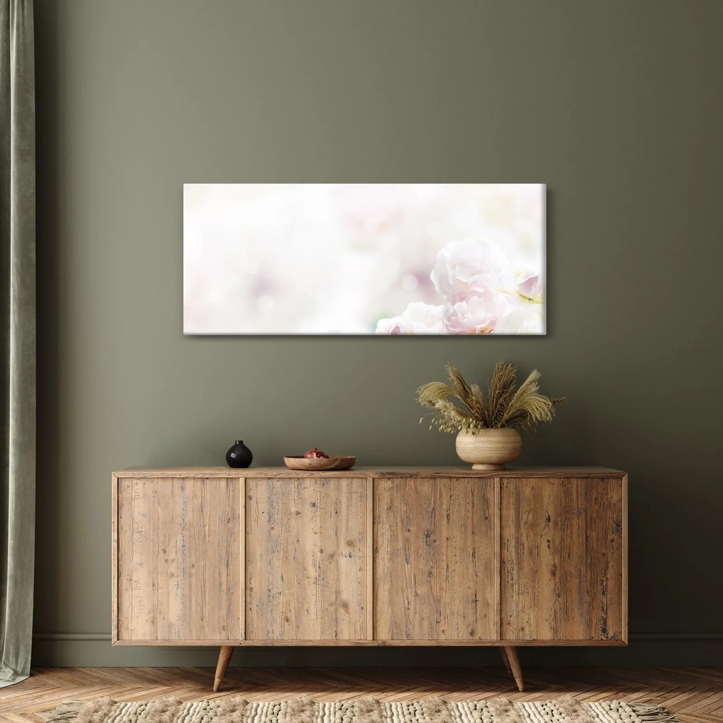 Tablou cu flori fragede (120x50 cm)