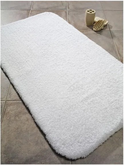 Covoraș de baie Confetti Bathmats Organic 1600, 60 x 100 cm, alb