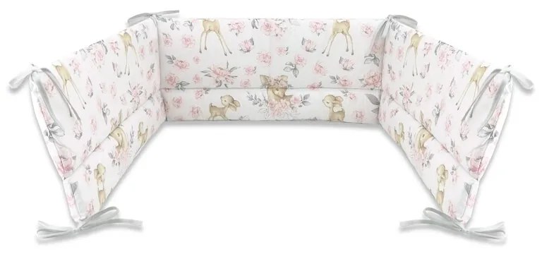 Aparatoare laterala 180x30 cm Sweet Deer Pink MimiNu