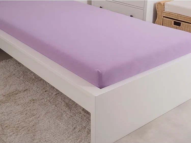 Cearșaf de pat 4Home jersey Ideal violet, 140 x 200 cm