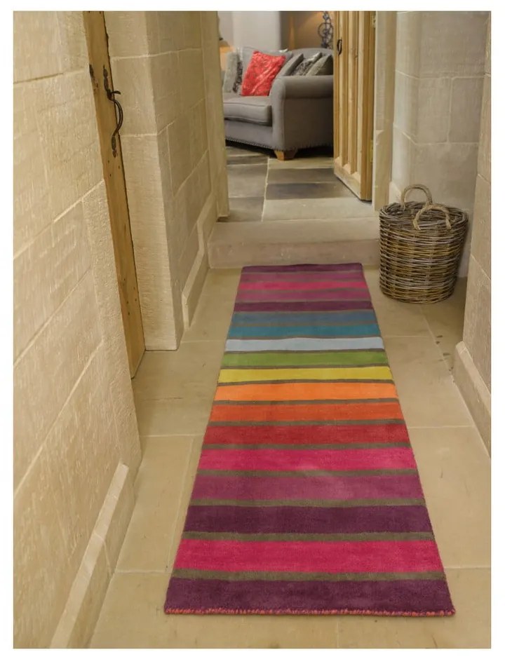 Covor tip traversă din lână 300x60 cm samira-Flair Rugs