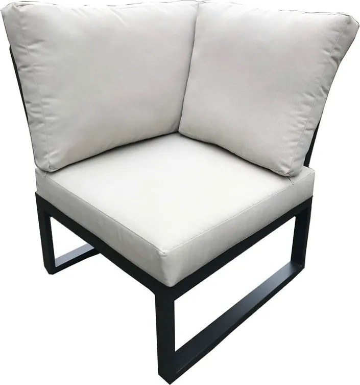 Set mobilier de grădină gri din aluminiu pentru 5 persoane Rotterdam – Rojaplast