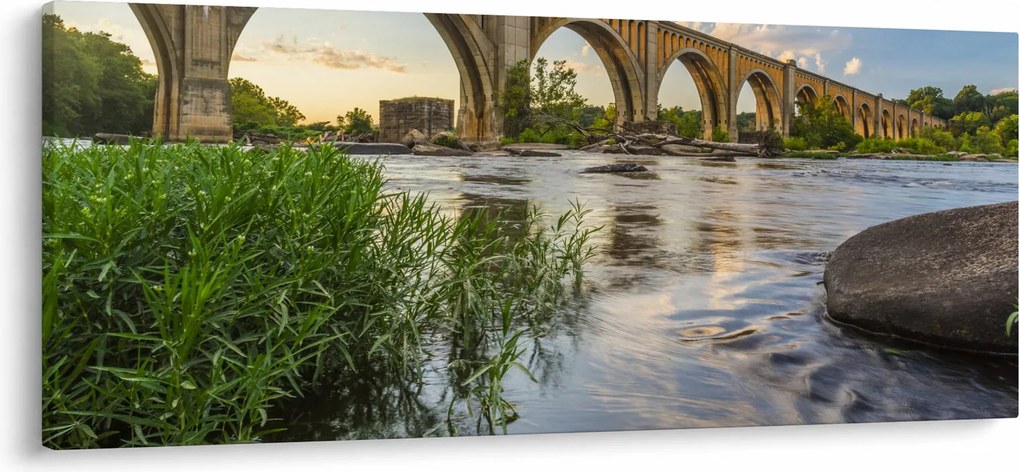 Tablou - Podul de cale ferată Richmond (120x50 cm)