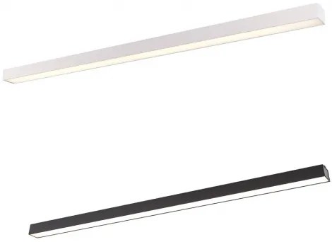 Plafoniera LED LINEAR 36W, 2700Lm, 4000K, L113,5cm, negru
