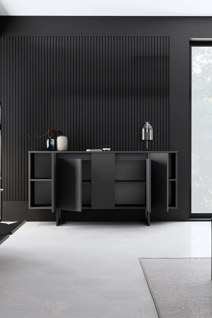 Dulap Luna (antracit + Negru). 1073567