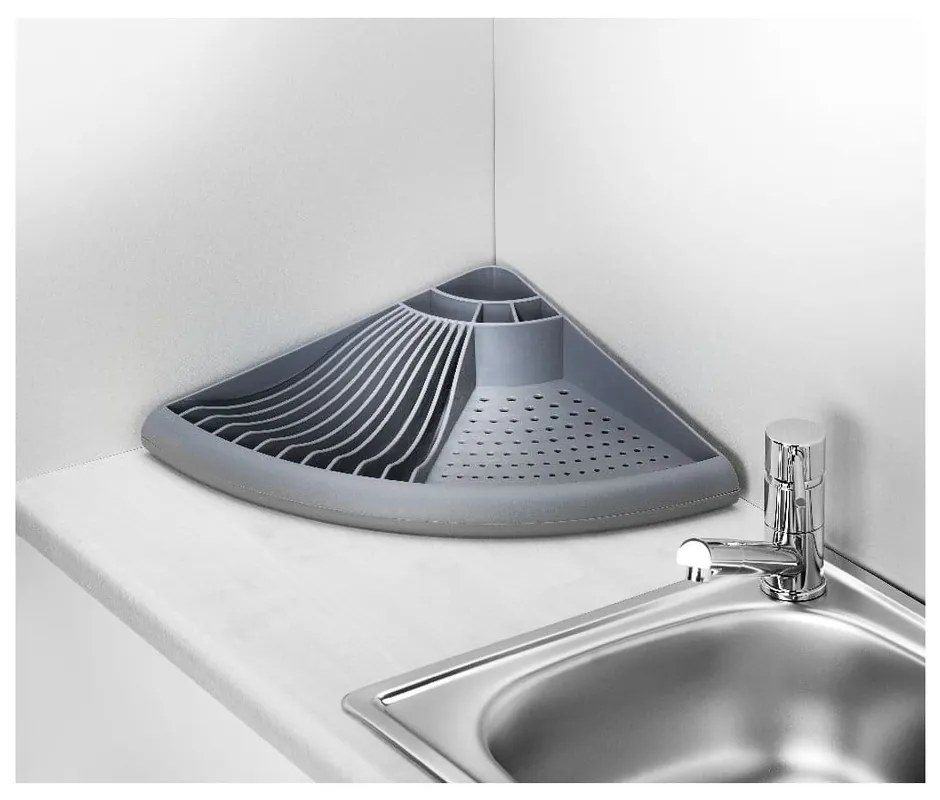 Suport de colț pentru scurs vase Wenko Dish