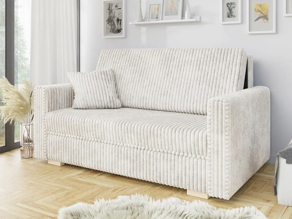 Canapea extensibilă Clovea Piano III (Alb) (cu sp. depozitare). Promo -17%. 1105511