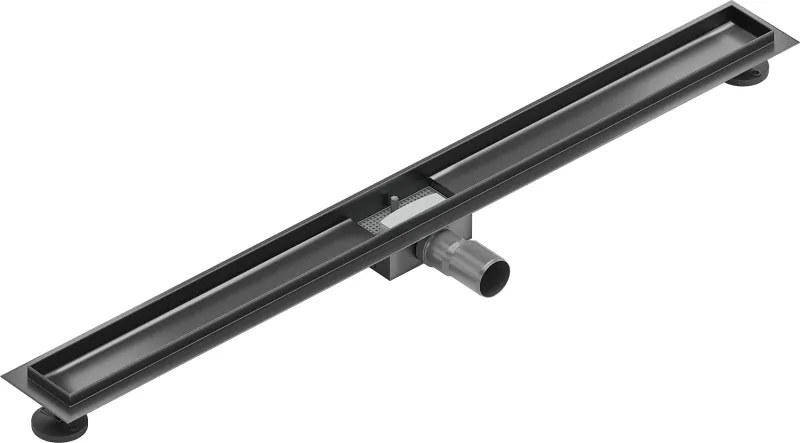 Mexen Flat corp pentru scurgere liniară 100 cm, gri armă periat - 1E15100