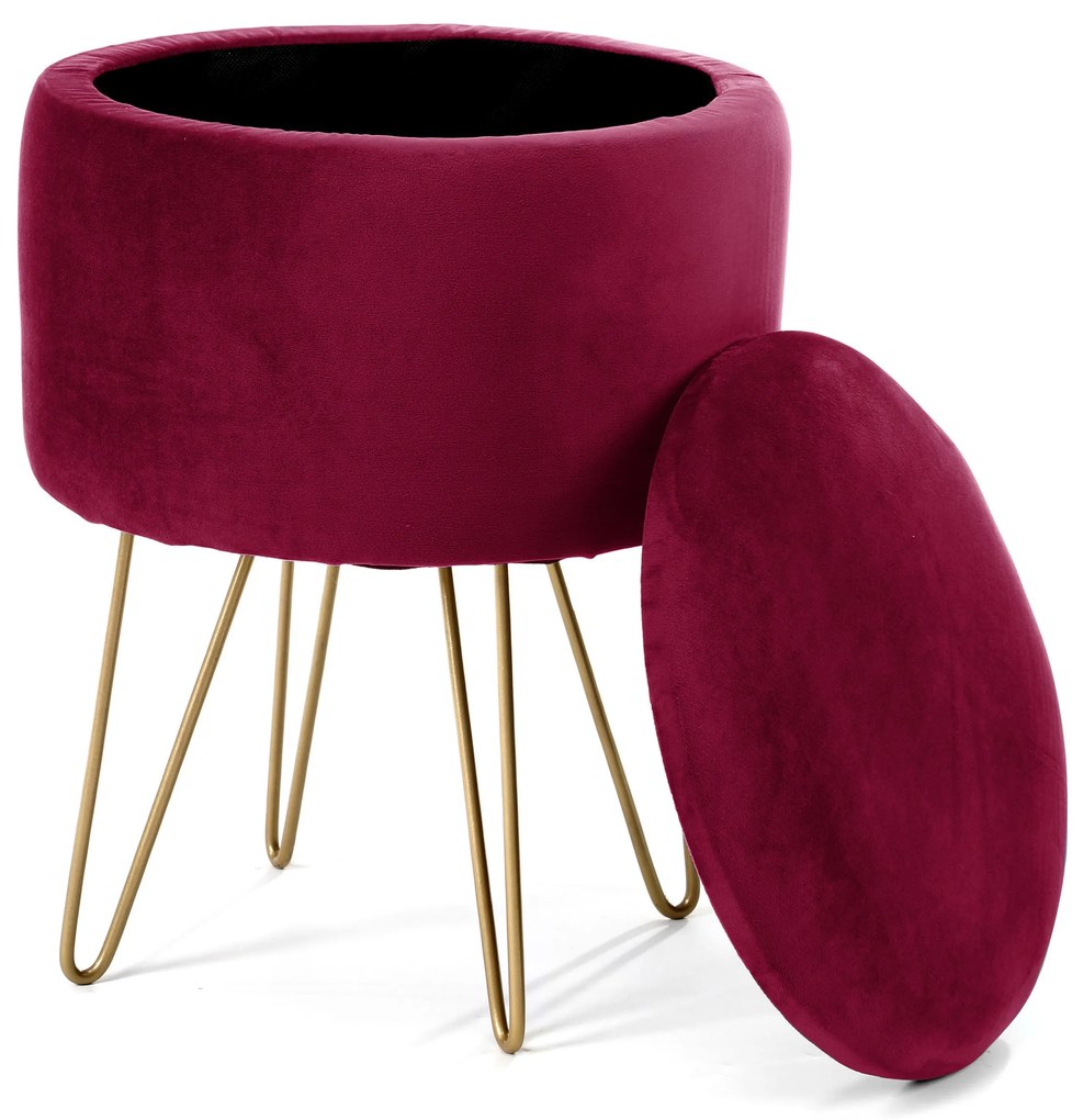 Taburete Lareina (burgund). 1069489