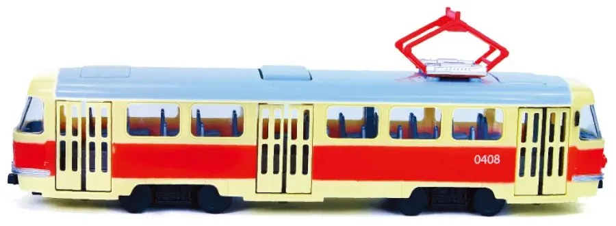 Tramvai Tatra T3, anunță stațiile în limba cehă, 28 cm