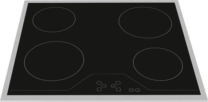 Plită ceramică încorporabilă HOMEFORT HFBK64T2B, cadru metalic, 6000 W, senzor tactil, blocare pentru copii,