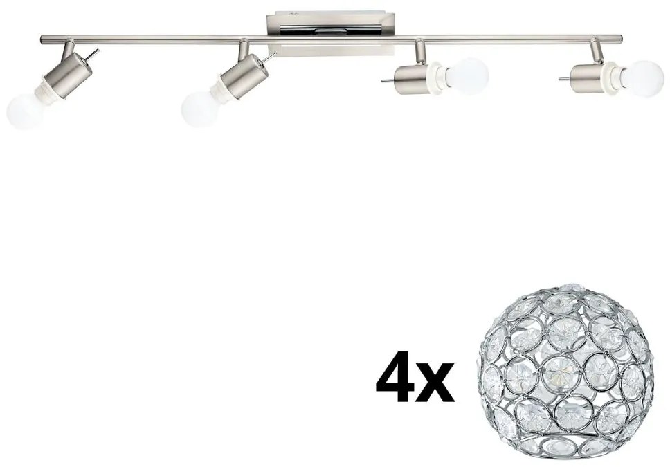 Spot LED Eglo MY CHOICE 4xE14/4W/230V crom