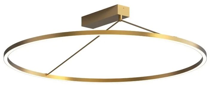 Plafoniera LED, Design Circular, 51W 3000K BRASS ZB-2566