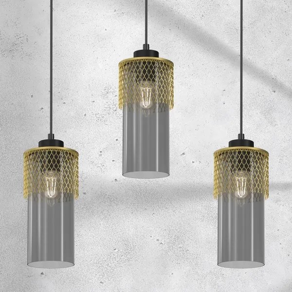 Lustră pe cablu GLAM 3xE27/60W/230V